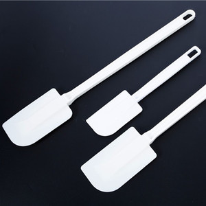 Cream Cake Spatula <b>Set</b> 3Pc Long Handle High Temperature Resistant Plastic Mixing Blade <b>Baking</b> Pastry Tools - Product Image 1