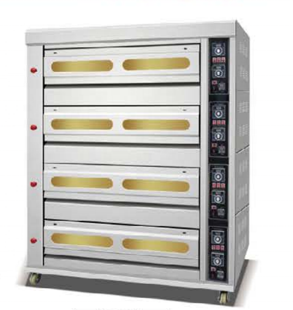 4 Decks 16 Trays Gas Baking