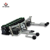 Hy-waloil 65LPM 3 Joystick Rotor Section 8 Distributeur de vanne de commande hydraulique pneumatique monobloc pour chargeurs agricoles