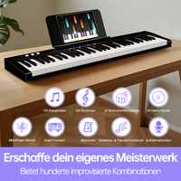 Terence TS01 61 Key Musical Instrument Easy Carry Firm Chassis Vibrant Beats Instruction Methods Youth Expert Ace