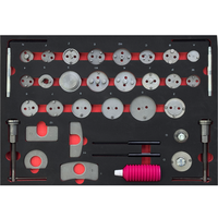 Ensemble d'outils en fer de 36 pièces Réparation automobile Jauge de frein durable Haute qualité Poignée gauche droite Poussoir de piston Fonctionnement manuel OEM pris en charge