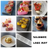 AK Korallen-Design Fondant Silikonmatten für Kuchen, Silikonformen, Backformen, Kuchenwerkzeuge, Kuchendekorations-Spitzenmatten