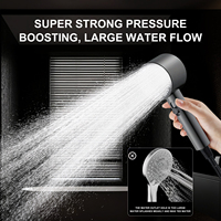 Pommeau de douche à main pour salle de bain, 2 réglages ajustables, pour des cheveux et une peau sains, écologique, avec une seule sortie d'eau