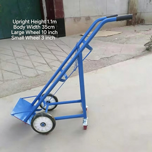 1. Chariot à roulettes pour bouteille de gaz simple, robuste, en acier au carbone, avec poignée ergonomique pour le soudage en usine - Product Image 6