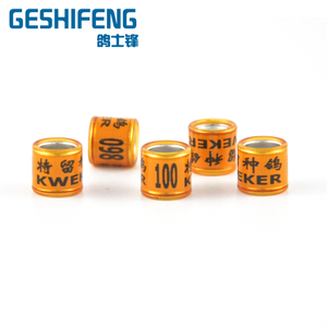 Aluminium <span class=keywords><strong>pigeon</strong></span> ringen gepersonaliseerde ringen voor duiven en vogels - Product Image 4