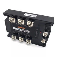 Relais d'inversion à semi-conducteurs triphasé miniature 40A 4-32V avec charge de contact haute puissance et fonction de protection scellée