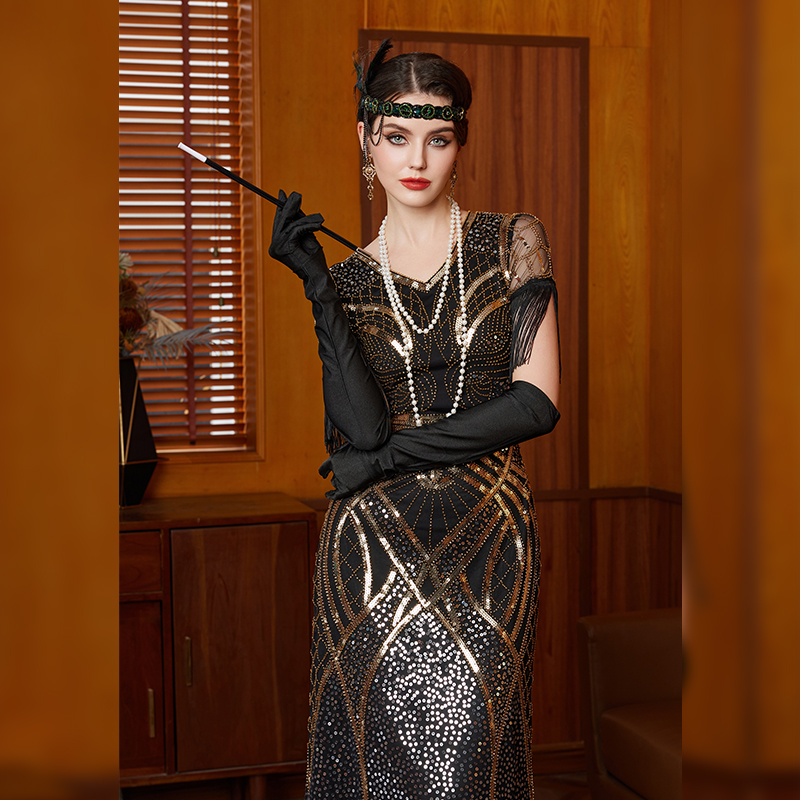 fitted lace wedding dress Amazon.com: BABEYOND 1920s Dresses for Women main image 0