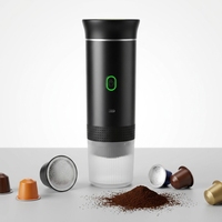 Machine à café portable avec fonction de brassage intelligente pour café expresso en capsules, solutions pour le café en voyage, en extérieur et au bureau