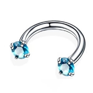 Tabique nasal con incrustaciones de diamantes Anillo nasal tipo C Pendientes de cartílago de <span class=keywords><strong>la</strong></span> oreja <span class=keywords><strong>en</strong></span> <span class=keywords><strong>espiral</strong></span> al por mayor - Product Image 4