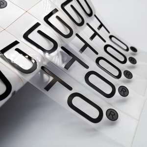<span class=keywords><strong>Plaque</strong></span> personnalisée en métal nickelé avec lettres dorées/argentées/noires pour lunettes/montres, étiquette adhésive décorative - Product Image 3