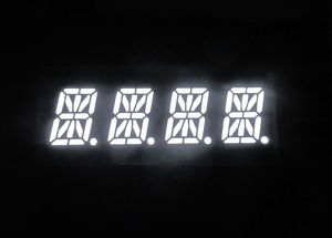 Pantalla Alfanumérica Económica <span class=keywords><strong>de</strong></span> 0.39 Pulgadas, 4 Dígitos, 16 Segmentos, Houkem-394D-A/BW, Aplicable a Relojes - Product Image 6