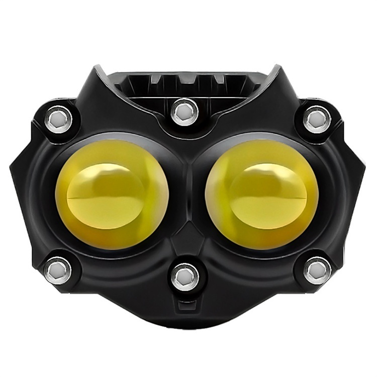 Factory Direct 12V LED Work Light for Motorcycles Dual Color 4-Mode System with High/Low Beam and Flashing Features