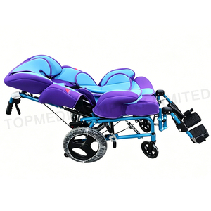 Silla de Ruedas Inclinable en el Espacio Aéreo con Respaldo Reclinable para Parálisis Cerebral CE - Product Image 6