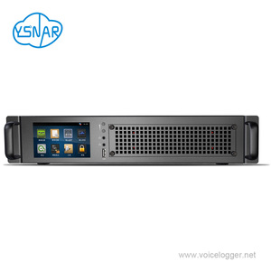24CH Cloud <span class=keywords><strong>Enregistreur</strong></span> Vocal Autonome, Intégré SMDR PBX Téléphone Fixe <span class=keywords><strong>Enregistreur</strong></span> D'appel avec 1 TO de <span class=keywords><strong>DISQUE</strong></span> DUR et Écran - Product Image 2