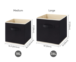 Cajas de Almacenamiento de Tela Plegables Modernas y Duraderas al por Mayor con Asa para Ropa de Armario, Cubiertas Rectangulares Organizadoras - Product Image 2