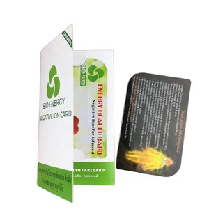 अनुकूलित 3000 आयन जैव स्केलर ऊर्जा कार्ड क्वांटम नकारात्मक आयन स्वास्थ्य देखभाल उत्पाद मैनुअल और बैग के साथ - Product Image 1