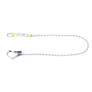 Ajustável Elastic <span class=keywords><strong>Safety</strong></span> Rope Personal Protective Equipment Trabalho Posicionamento <span class=keywords><strong>Belt</strong></span> Lanyard para Escalada Proteção Queda - Product Image 1