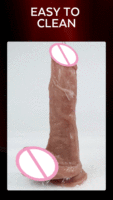S-HANDE Stoßender Flüssigsilikon-Heizdildo Realistischer Großer Silikon-Dildo für Frauen Vibrator für Frauen und Männer 12 Zoll