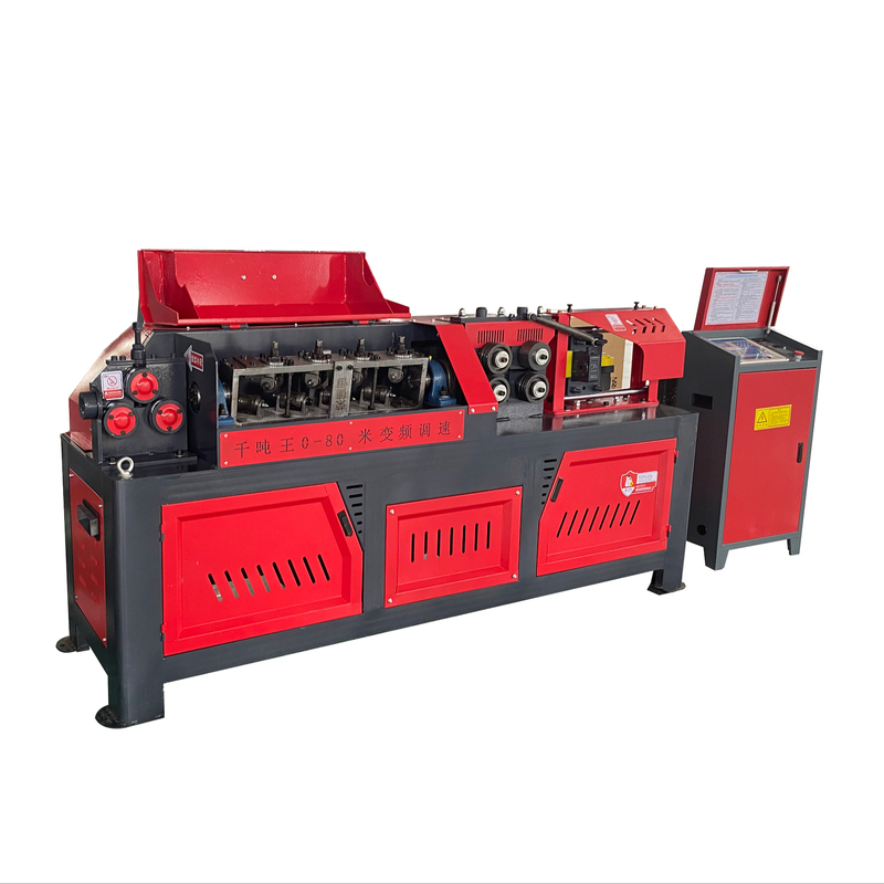 High Speed Rebar Coils Metal Straightener
