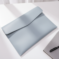 Carpeta de Archivos de Papel A4 de Cuero PU Premium RR, Carpeta de Documentos con Cierre de Broche, Carpeta A4 Portátil para Viajes de Negocios