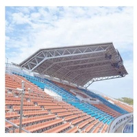Ements de construction en acier pour personnages de différents formats, coupeur, canopée en porte-à-faux, idéal pour un stade de Football