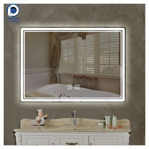 Mộc Mạc Led Gương phòng tắm <span class=keywords><strong>20x</strong></span> Độ phóng đại LED Vanity gương nhấp nháy miễn phí LED Backlit gương cho cabin - Product Image 4