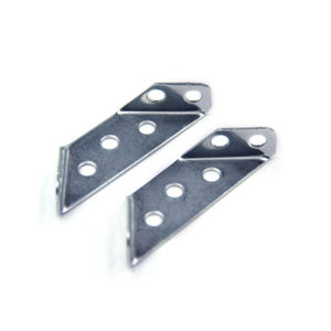 फोटो फ्रेम ब्रैकेट धातु जस्ता प्लेटेड ठीक ठीक करने वाली मरम्मत प्लेटों को मोटा कोण कोने - Product Image 3