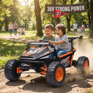 Kart de Derrape para Niños 4853 con Motor Silencioso de 36V, Suspensión en las 4 Ruedas, Música MP3 con un Solo Botón, Control Remoto, Luces LED y Correa de Seguridad - Product Image 1