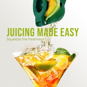 Presse-<span class=keywords><strong>citron</strong></span> et presse-agrumes manuel 2-en-1 en aluminium robuste, extraction maximale, facile à nettoyer, pour agrumes verts/limon - Product Image 3