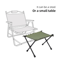 HOMFUL tabouret pliant multifonction pouf chaise de pêche chaise de plage pliable