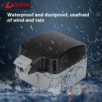 Prise de courant étanche IP66 16A montée en surface Protection contre les fuites dissimulée transparente étanche à la pluie pour usage industriel