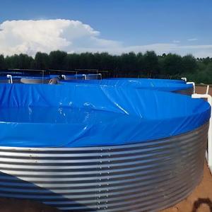 Equipo de Acuicultura Interior Personalizado, Sistema de Cultivo de Peces y Camarones con Recirculación, Acero Galvanizado en Caliente, Capacidad de 5m-1000m - Product Image 6