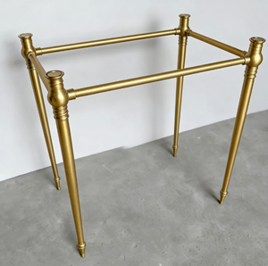 Plans de toilette <span class=keywords><strong>en</strong></span> pierre naturelle Calacatta Viola lourd, système de pieds de console <span class=keywords><strong>en</strong></span> marbre de Carrare, meubles de <span class=keywords><strong>salle</strong></span> de bain <span class=keywords><strong>en</strong></span> marbre gris de qualité supérieure - Product Image 2