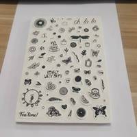 Feuille de tampons en silicone transparente, motif papillon et fleur vintage, tampons en caoutchouc pour bricolage, scrapbooking, cartes, fournitures d'art et d'artisanat