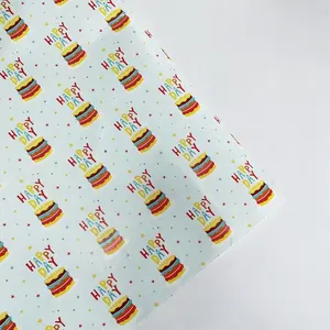 Papel de embalaje personalizado para regalos, diferentes diseños e impresión, para varios temas, embalaje para vacaciones y fiestas