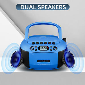 Factory <b>Retro</b> Portable CD <b>Player</b> Boombox CD-9270 Cassette Recorder FM Radio BT 5.0 Stereo Sound Remote Control for Home Party - Product Image 5