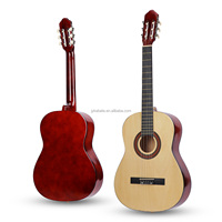 39-Inch Classic 4/4 Full Size Beginner Guitar with Tuner Strings Pick Including Bag