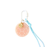 Sportball-Acryl-Schlüsselanhänger, Niedlicher Badminton-, Fußball-, Basketball-, Bowling-, Football-, Golf-Anhänger, Mini-Gold-Sport-Charm