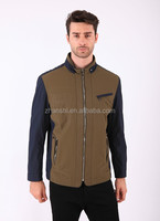 Service OEM, veste de mode pour homme de haute qualité, décontractée, imperméable, respirante, grande taille, fermeture éclair, polyester, fabriquée en Chine