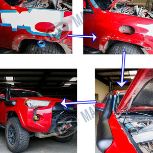 Accessoires pour système d'admission d'air par snorkel de toit noir pour 4Runner 2012-2021. - Product Image 5