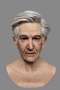 बूढ़े आदमी ने सिलिकॉन मास्क फिल्म-ग्रेड फुल-हेड भेस फिल्म-ग्रेड फुल-हेड भेस - Product Image 5