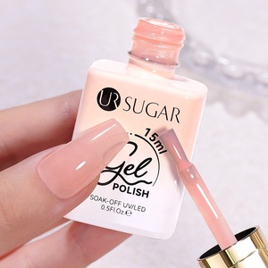 UR SUGAR-Gel UV <span class=keywords><strong>semi</strong></span>-<span class=keywords><strong>permanent</strong></span> translucide <span class=keywords><strong>pour</strong></span> nail art, <span class=keywords><strong>vernis</strong></span> à ongles translucide, couleur transparente, blanc laiteux, 15ml - Product Image 4