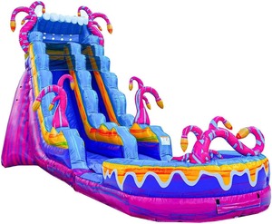 Trẻ Em Giá Rẻ Thư Bị Trả Lại Thương Mại Ngoài Trời Khô Trampoline Chơi Công Viên Thiết Bị <span class=keywords><strong>Inflatable</strong></span> Trượt Nước Nhà Lâu Đài Nước Hồ Bơi - Product Image 2