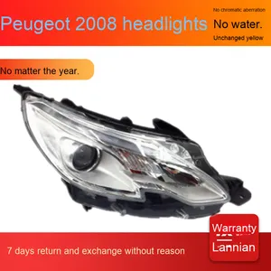 Pour Dongfeng <span class=keywords><strong>Peugeot</strong></span> <span class=keywords><strong>2008</strong></span> assemblage de phare LED pour 14 15 16 modèles coque de couvercle de phare gauche et droit d'origine tension 12V - Product Image 6