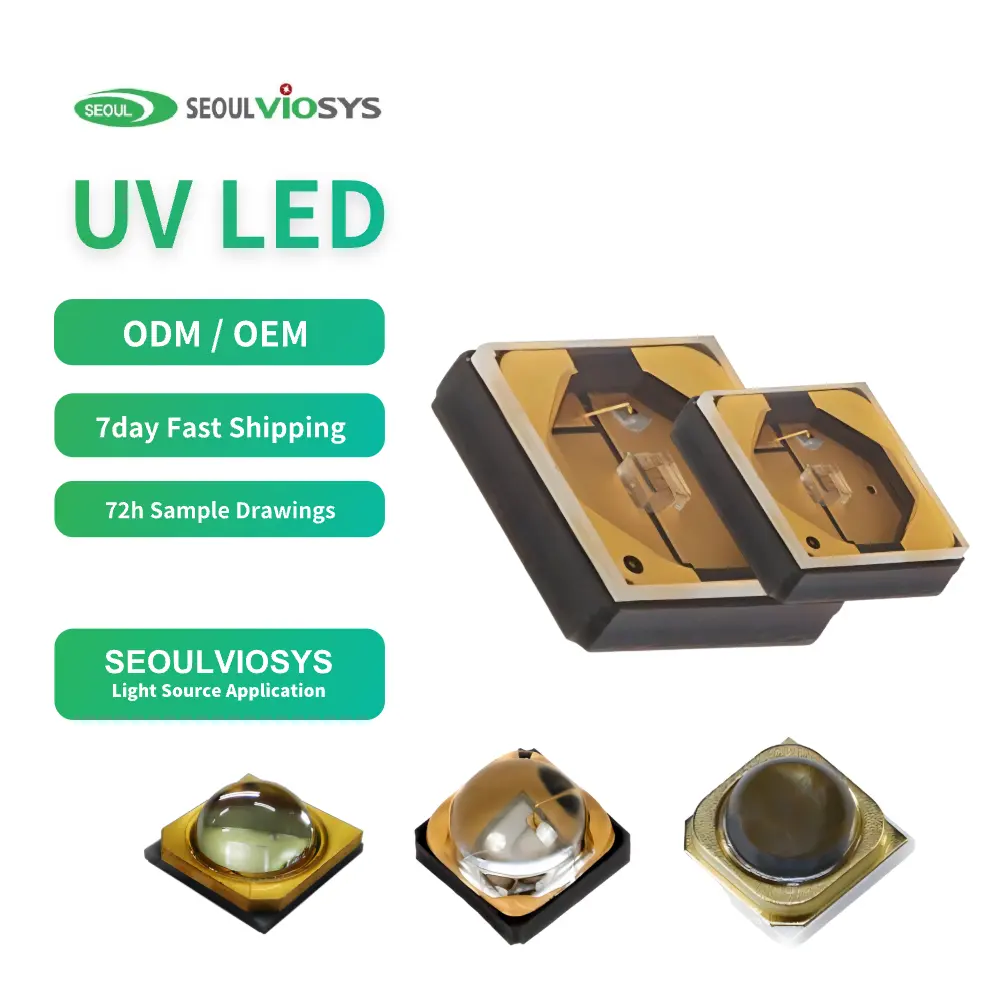 VIOSYS UVC LED chip 3535 275nm UV LED SMD fluorescente spettroscopia