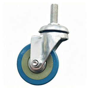 5 Inch Heavy Duty Swivel Caster Wheels <b>Set</b> of 4, Dual Locking Industrial Casters with Brake, PU Wheels <b>for</b> Dolly and Trolley - Product Image 1