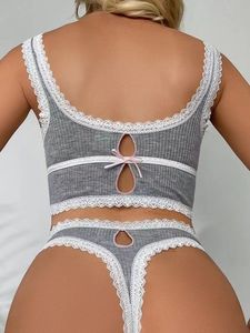 <span class=keywords><strong>Pizzo</strong></span> senza maniche ombelico che mette a nudo Chiffon non tessuto di controllo <span class=keywords><strong>intimo</strong></span> vestito Sexy - Product Image 4