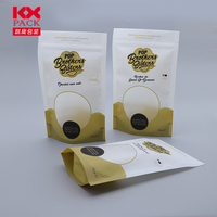 Sachets en plastique pour l'impression d'emballages Pochette debout avec fenêtre Sac en mylar Doypack pour chips de bonbons