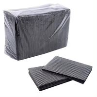 125 pièces noir tatouage bavoirs dentaires feuille nettoyage bavoir dentaire Piercing feuilles imperméables papier manucure magasin bavoirs dentaires