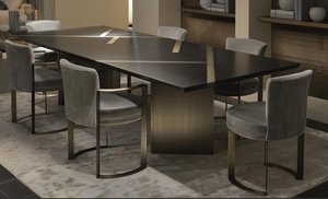 6087 Home Furniture Wood <strong>Top</strong> Dining Room <strong>Table</strong> and Chair Sets - Product Image 3